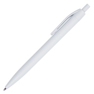 Boligrafo de Plastico Maya de Tinta Azul A2567A Blanco (Plastico abs / A2567A.01 / articulos promocionales)