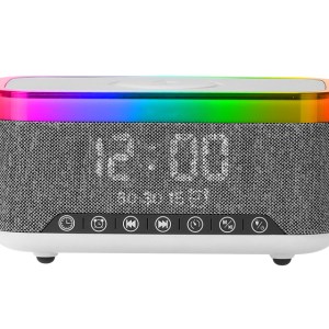 Bocina Multifuncional de Carga Rapida con Luz Mercury A2815 Blanco (Plastico abs / plastico pc / A2815.01 / articulos promocionales)