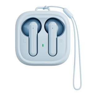 Audifonos Inalambricos con Estuche de Carga y Funda de Siliconkawai A2829 Azul Claro (Plastico abs / silicon / A2829.10 / articulos promocionales)