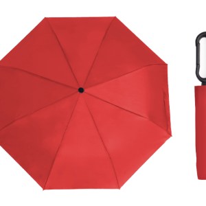Paraguas con Mango de Gancho Georgie A2991 Rojo (Poliester / A2991.04 / articulos promocionales)