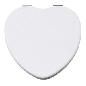 Espejo Doble de Corazon In Love A3068 Blanco (Pu / A3068.01 / articulos promocionales)