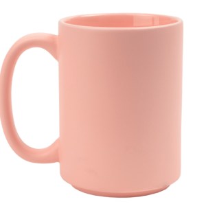 Tarro Mate Apilable 15 oz Cream A3080 Naranja (Ceramica / A3080.03 / articulos promocionales)