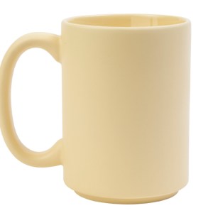 Tarro Mate Apilable 15 oz Cream A3080 Amarillo (Ceramica / A3080.07 / articulos promocionales)