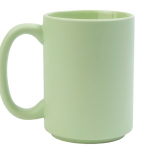 Tarro Mate Apilable 15 oz Cream A3080 Verde Claro (Ceramica / A3080.08 / articulos promocionales)
