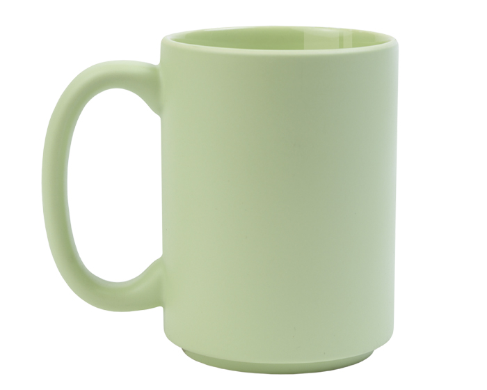 Tarro Mate Apilable 15 oz Cream A3080 Verde Claro (Ceramica / A3080.08 / articulos promocionales)