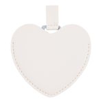 Espejo de Acero Inoxidable con Estuche en Forma de Corazon Minnie A3085 Blanco (Poliuretano / acero inoxidable / A3085.01 / articulos promocionales)