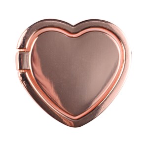 Anillo con Soporte para Celular en Forma de Corazon Lover A3087 Oro Rosa (Aleacion de zinc / A3087.42 / articulos promocionales)