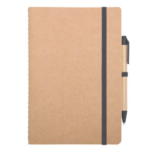 Libreta Ecologica C/boligrafo Aulex A3095 Negro (Carton / A3095.02 / articulos promocionales)