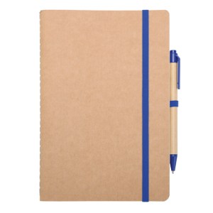 Libreta Ecologica C/boligrafo Aulex A3095 Azul (Carton / A3095.09 / articulos promocionales)