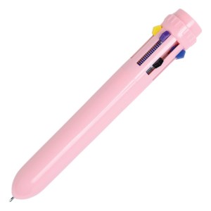 Boligrafo de Plastico Multi Tintas Arcoiris A3096 Palo de Rosa (Plastico / A3096.25 / articulos promocionales)