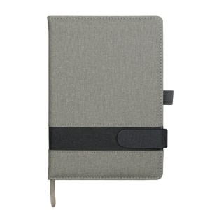 Libreta A5 con Correa Magnetica Bethoven A3097 Gris (Poliuterano / A3097.22 / articulos promocionales)