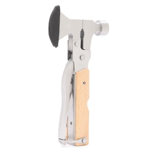 Multi Herramienta Plegable de Madera Lenador A3101 Plata (Madera / acero inoxidable / A3101.17 / articulos promocionales)
