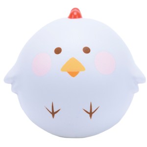 Antiestres Squishy de Pollo Chicken A3102 Blanco (Poliuretano / A3102.01 / articulos promocionales)