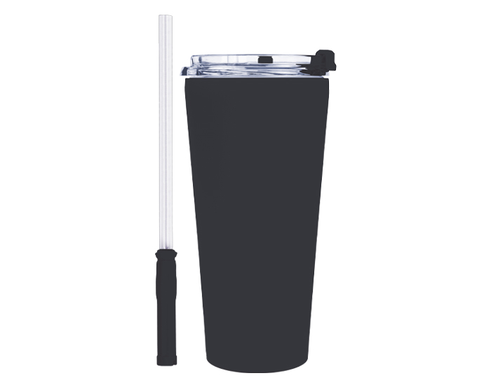 Termo de Acero Inoxidable de 900 ml. Mega Dino A3104 Negro (Acero inoxidable / A3104.02 / articulos promocionales)