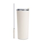 Termo de Acero Inoxidable de 600 ml. Dino A3105 Blanco (Acero inoxidable / A3105.01 / articulos promocionales)