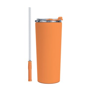 Termo de Acero Inoxidable de 600 ml. Dino A3105 Naranja (Acero inoxidable / A3105.03 / articulos promocionales)