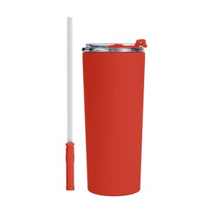 Termo de Acero Inoxidable de 600 ml. Dino A3105 Rojo (Acero inoxidable / A3105.04 / articulos promocionales)