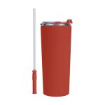 Termo de Acero Inoxidable de 600 ml. Dino A3105 Rojo (Acero inoxidable / A3105.04 / articulos promocionales)