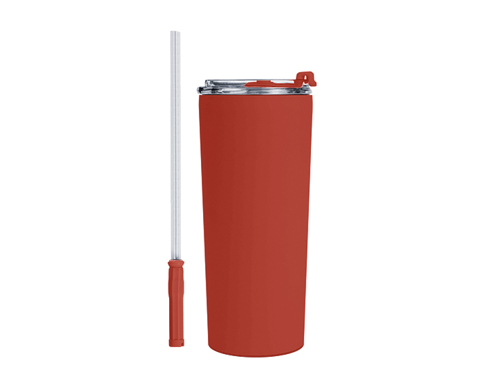 Termo de Acero Inoxidable de 600 ml. Dino A3105 Rojo (Acero inoxidable / A3105.04 / articulos promocionales)