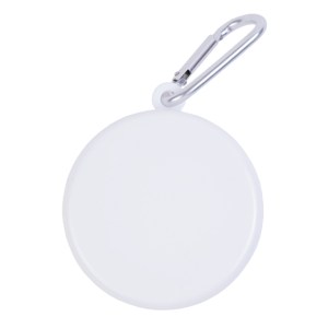 Vaso Plegable con Pastillero Pildora A3106 Blanco (Plastico pp / aluminio / A3106.01 / articulos promocionales)