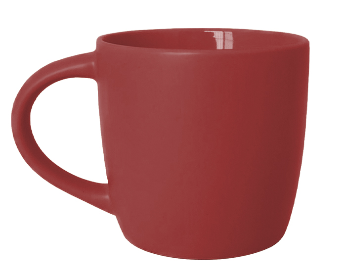 Taza Bicolor Mate 11 oz Lucolor A3112 Rojo (Ceramica / A3112.04 / articulos promocionales)