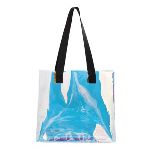 BOLSA TORNASOL CON ASAS DE COLOR TRENDY A3114 NEGRO (PLASTICO TPU / A3114.02 / ARTICULOS PROMOCIONALES)