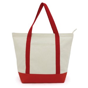 Bolsa de Poli Algodon Tulum A3115 Rojo (Algodon / polikraft / A3115.04 / articulos promocionales)