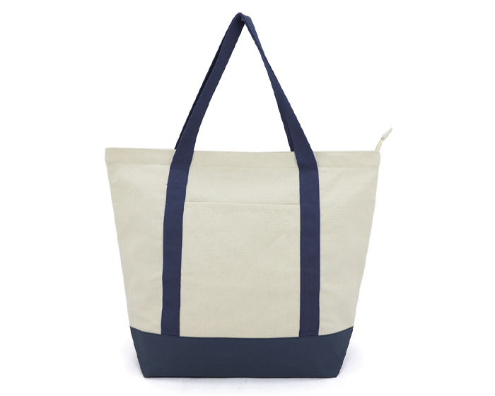 Bolsa de Poli Algodon Tulum A3115 Azul Marino (Algodon / polikraft / A3115.11 / articulos promocionales)