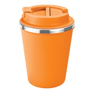 Termo de 350 Ml.vanilla A3124 Naranja (Exterior: plastico / interior: acero inoxidable / A3124.03 / articulos promocionales)