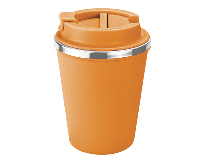 Termo de 350 Ml.vanilla A3124 Naranja (Exterior: plastico / interior: acero inoxidable / A3124.03 / articulos promocionales)