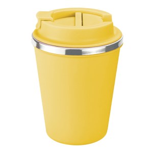 Termo de 350 Ml.vanilla A3124 Amarillo (Exterior: plastico / interior: acero inoxidable / A3124.07 / articulos promocionales)