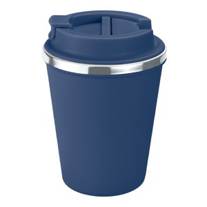 Termo de 350 Ml.vanilla A3124 Azul Marino (Exterior: plastico / interior: acero inoxidable / A3124.11 / articulos promocionales)
