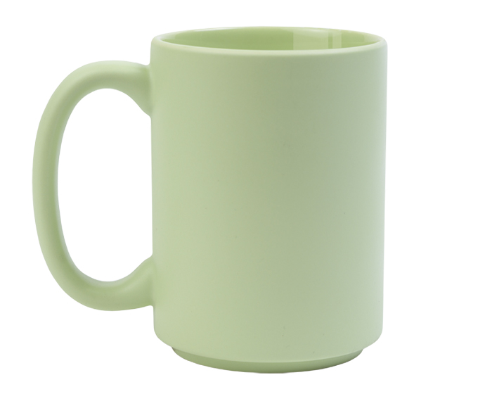 Tarro Mate de Sublimacion 15 oz Subli Cream A3132 Verde Claro (Ceramica / A3132.08 / articulos promocionales)