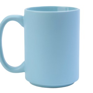 Tarro Mate de Sublimacion 15 oz Subli Cream A3132 Azul Claro (Ceramica / A3132.10 / articulos promocionales)