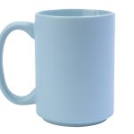 Tarro Mate de Sublimacion 15 oz Subli Cream A3132 Azul Claro (Ceramica / A3132.10 / articulos promocionales)