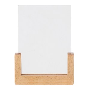Portarretratos de Acrilico y Base de Madera Sandler A3144 Cafe (Acrilico / madera / A3144.21 / articulos promocionales)