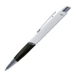 Boligrafo de Aluminio con Forma Cuadrada Quadrati A3157 Blanco (Aluminio / A3157.01 / articulos promocionales)
