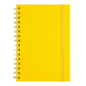 Libreta A5 con Arillo Metalico Rulfo A3160 Amarillo (Pu / A3160.07 / articulos promocionales)