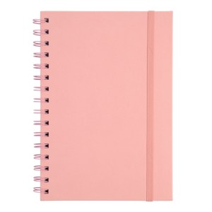 Libreta A5 con Arillo Metalico Rulfo A3160 Palo de Rosa (Pu / A3160.25 / articulos promocionales)