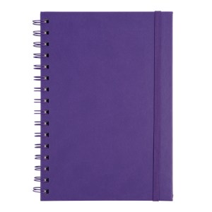 Libreta A5 con Arillo Metalico Rulfo A3160 Morado (Pu / A3160.29 / articulos promocionales)