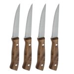 Set de Cuchillos Taxco A3162 Cafe (Acero inoxidable / madera acacia / A3162.21 / articulos promocionales)