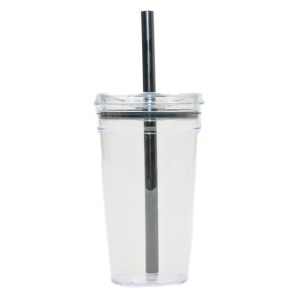 Vaso de Plastico de 450 ml. Conga A3172 Negro (Plastico ps / silicon / A3172.02 / articulos promocionales)