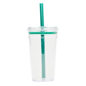 Vaso de Plastico de 450 ml. Conga A3172 Verde (Plastico ps / silicon / A3172.06 / articulos promocionales)