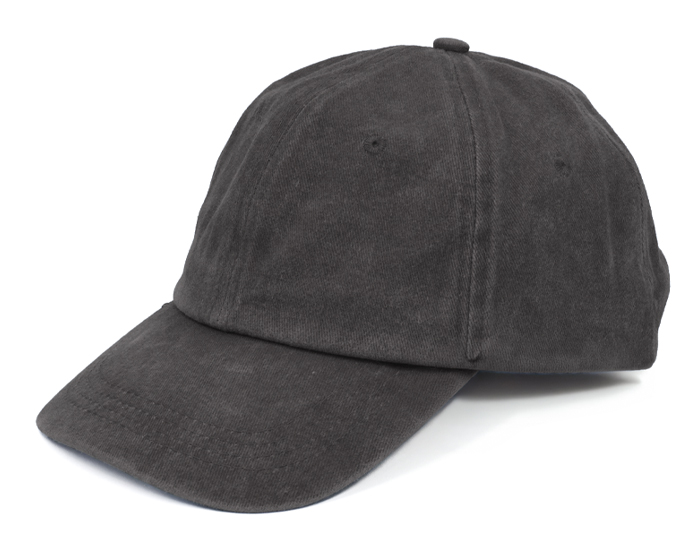 Gorra de Algodon Deslavado Indie A3173 Negro (Algodon / A3173.02 / articulos promocionales)