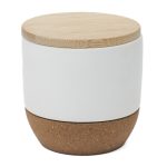 Vela Decorativa con Aroma Serenity A3174 Blanca (Cera / ceramica / bambu / corcho / A3174.01 / articulos promocionales)