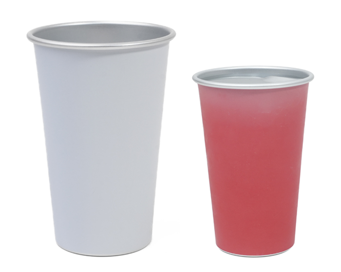 Vaso de Aluminio Que Cambia de Color Camaleon A3175 Rojo (Aluminio / A3175.04 / articulos promocionales)