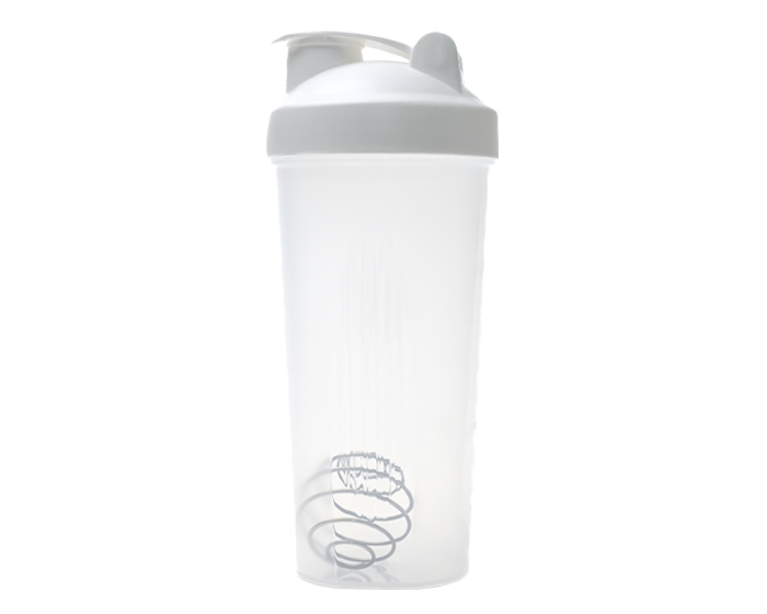 Cilindro Shaker de 600 ml. Atlas A3176 Blanco (Plastico pp / acero / A3176.01 / articulos promocionales)