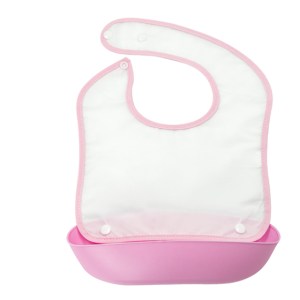 Babero para Bebe Babis A3185 Palo de Rosa (Plastico pe /poliester / peva / A3185.25 / articulos promocionales)