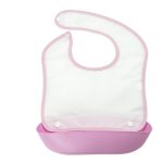 Babero para Bebe Babis A3185 Palo de Rosa (Plastico pe /poliester / peva / A3185.25 / articulos promocionales)