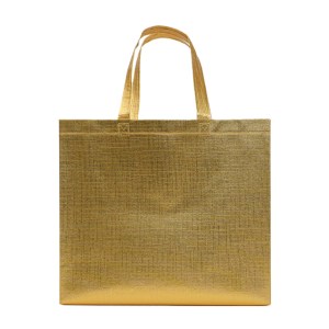 Bolsa de Nonwoven Metalizado Gleam A3188 Oro (Non woven con pelicula plastica / A3188.18 / articulos promocionales)